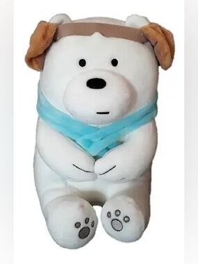 Miniso We Bare Bears Ice Polar Bear 9” Plush Toy